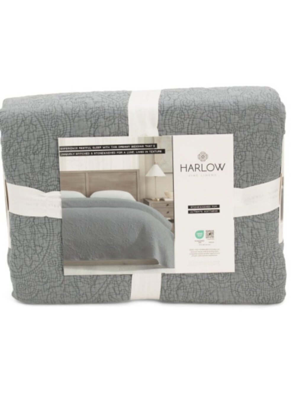 HARLOW Textured Embroidered Layering Quilt